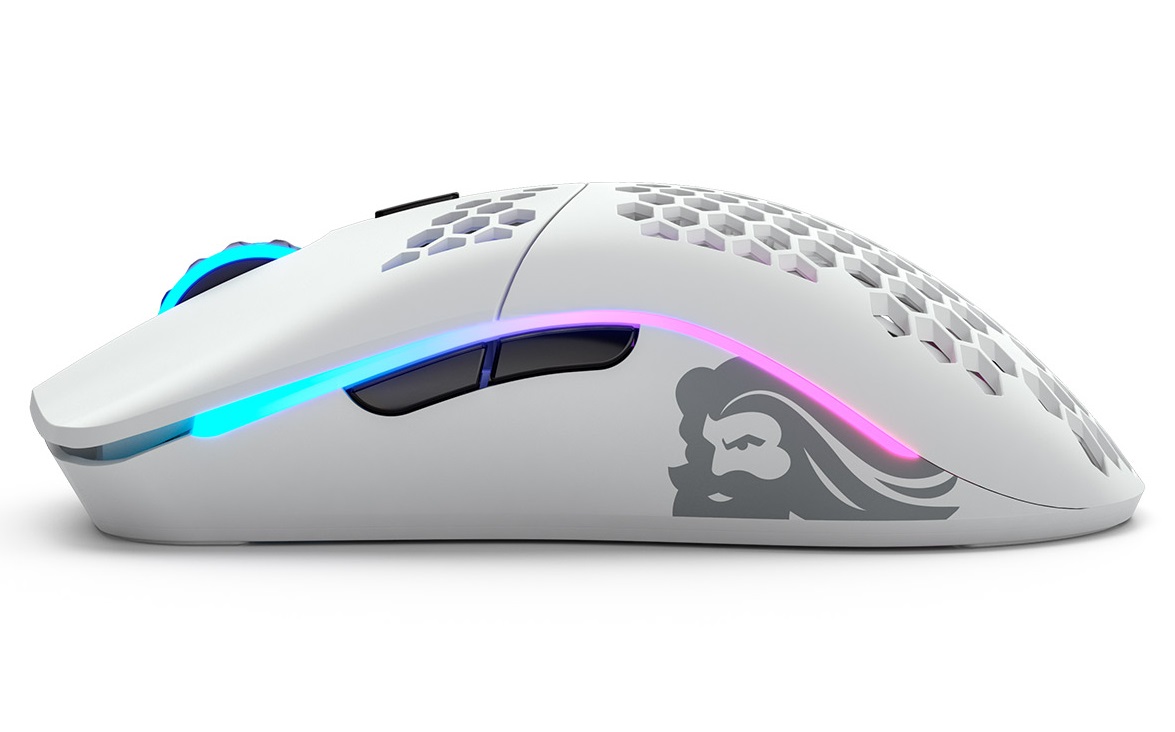 Rato Glorious PC Gaming Race Model O Wireless Branco 4